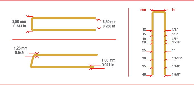 medidas agrafo modelo 92
